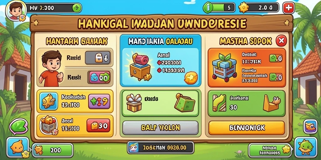 Screenshot dari tantangan harian yang menarik.