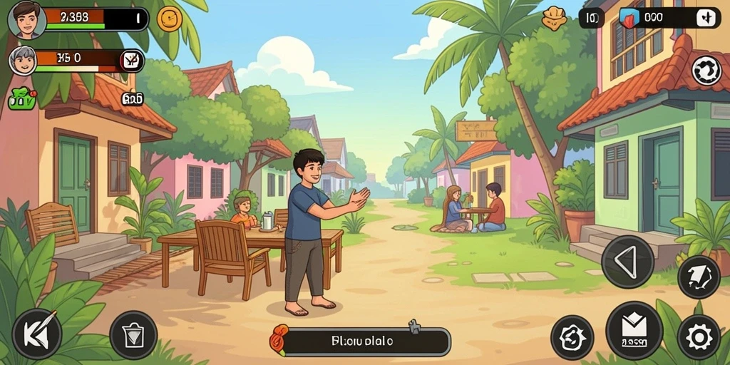 Avatar kustomisasi untuk pengalaman bermain personal.