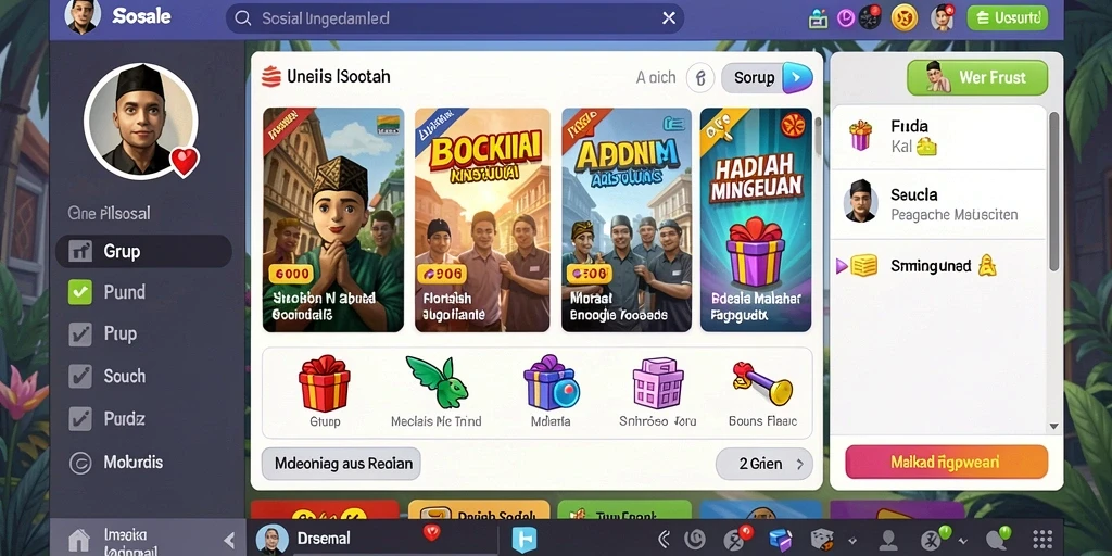Momen seru saat berkompetisi dengan teman-teman.