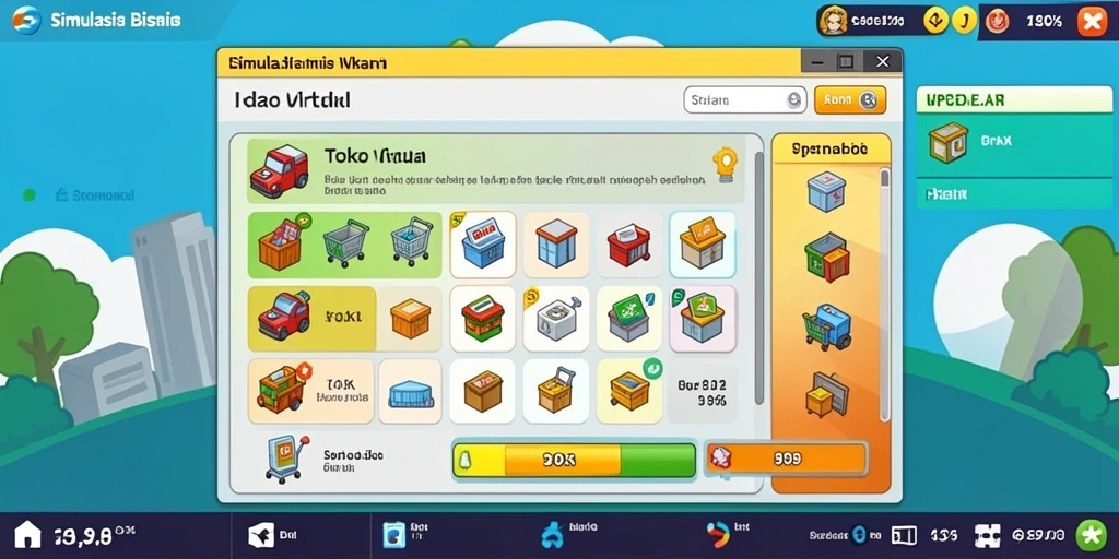 Screenshot memperlihatkan berbagai jenis permainan yang tersedia.