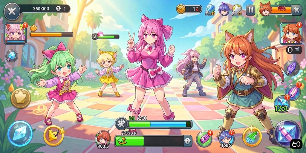 Gambaran saat bermain multiplayer dengan teman-teman.
